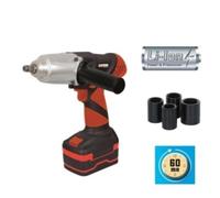 Avvitatore pneumatico/Chiave ad impulsi a batteria 18V Litio Ribitech - PRLCC18