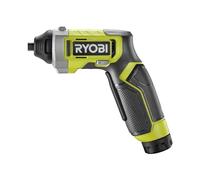Ryobi RSD4-120TA2, Avvitatore a Batteria al Litio 4V USB 2.0Ah + Caricabatteria, Testa Girevole, Doppio Indicatore Led, Batteria Ricaricabile al Litio USB + Cavo USB