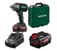 Avvitatore Smontagomme a Percussione Ricaricabile 20V 4 Ah Parkside fino 400Nm