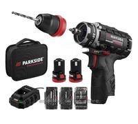 Avvitatore Trapano 12V Brushless Parkside Performance PBSPA 12 E4 con 2 batterie