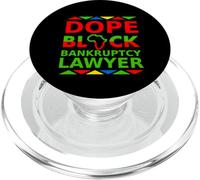 Avvocato fallimentare Dope Black Orgoglioso avvocato nero Lavoro di carriera PopSockets PopGrip per MagSafe