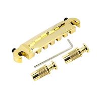 Avvolgersi Attorno A Bridge Guitar Bridge Linc Ley String String Spacing 10.5mm Per Lp. Parti Della Chitarra ponte chitarra(Gold)