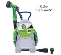 Avvolgi Tubo Magico Acqua Irrigazione Estensibile Allungabile Giardino Carrello