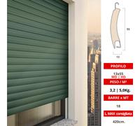 Avvolgibile ALLUMINIO COIBENTATO Media o Alta Densità - SU MISURA Prezzo al m²