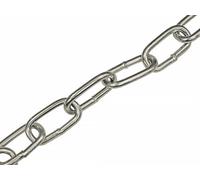 Faithfull FAICHCUT30Z Zinco Placcato Catena 3mm X 2.5m - Massima Carico 80kg
