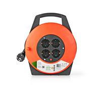 AVVOLGICAVO 10 METRI MAX 3200W 230V 16A 4x PRESE SHUKO TEDESCA NEDIS