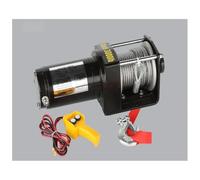 Avvolgicavo, 2000lb-3000lb 12V 24V Argano elettrico portatile for auto, camion, chiatta, rimorchio, utensile manuale, fune di acciaio(50010055 3000LB 12V)