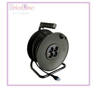 AVVOLGICAVO 25 ML CAVO H05VV-F 3G1,5 mm² 2P+T 10/16A 3000W 4 PRESE SCHUKO