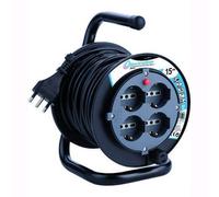 Avvolgicavo 4 Prese Bricolage 10/16 T 3X1,5 Mt.15 Conf. 2Pz