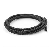 Avvolgicavo a spirale in nylon di alta qualità - Tubo ondulato resistente for l'isolamento del cablaggio dell'auto, flessibile e ignifugo(10mx15.8mm closing)