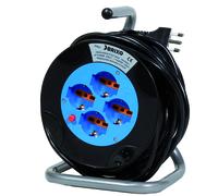 Avvolgicavo ondino fme 2p+t 16a bipasso schuko x4 n°xmmq 3x1,5 mt 15 Fanton