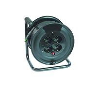Avvolgicavo Fanton FME Art. 14611 su rullo con mt.25 cavo 3x1,5 e spina 16 Amp