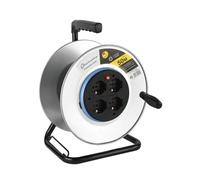 AVVOLGICAVO ELECTRALINE IN METALLO VUOTO CON 4 PRESE 10/16A+SCHUKO