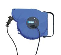 Avvolgicavo elettrico auto rientrante 10m 1800w Fervi 0621/A3 con presa Schuko