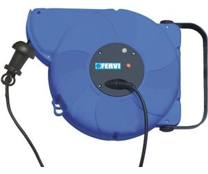 AVVOLGICAVO ELETTRICO AUTOMATICO AUTO RIENTRANTE PROLUNGA DA PARETE 12/240V 10MT