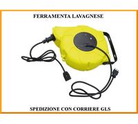 Avvolgicavo elettrico automatico professionale 10/20 mt 220 volts