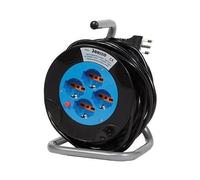 Brixo Avvolgicavo Ondino FME 15 m 3x1,5 mmq 4 prese Schuko 2P+T 16A