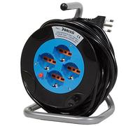 AVVOLGICAVO ELETTRICO BRIXO PROLUNGA 15 mt. 4 PRESE con protezione termica