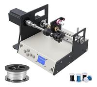 Avvolgicavo elettrico di grado industriale, con schermo LCD, velocità e direzione regolabili per bobine, lenze da pesca e lavori di cablaggio di precisione