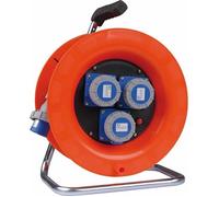 Avvolgicavo Elettrico Industriale 30 metri 3 Prese Cee IP67 16A sez. 3X2,5 mm