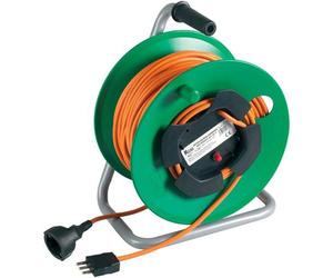 AVVOLGICAVO ELETTRICO MANUALE CAVO 20m PROLUNGA SPINA ITALIA IP20 PRESA SCHUKO