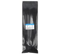 Avvolgicavo - Fascette di fissaggio resistenti regolabili | 100 fascette multiuso in nylon | Fascette autobloccanti in nylon nero | Accessori per computer per la casa | Fascette per cavi | Fascette