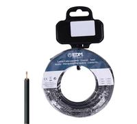 Avvolgicavo flessibile da 2,5 mm, colore: nero, lunghezza 25 metri. Ideale per installazioni sicure, 100% senza alogeni. Perfetto per progetti elettrici.
