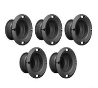 Avvolgicavo in silicone con supporto a parete per la gestione dei cavi in viaggio e a casa, il design pieghevole aiuta a mantenere lo spazio di lavoro organizzato e disordinato (nero)