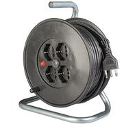 Avvolgicavo mini 4 prese pluristandard 15 m