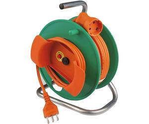 Avvolgicavo "mini" presa 16 A stand.tedesco (terra laterale) 15 m