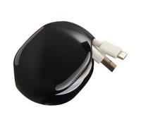 Avvolgicavo per auricolari, avvolgicavo automatico, organizer per cavi da 2,36 pollici con design compatto, dispositivo di archiviazione digitale, portarotolo portatile con facile utilizzo,