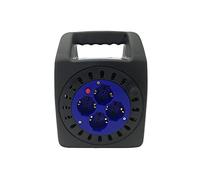 Prolunga Elettrica Avvolgicavo 5 mt 4 Prese Polivalenti Schuko 10/16A 3G 1.0mm²