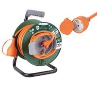 Avvolgicavo prolunga da giardino 20 Mt spina con coperchio anti-sporco 3200W Max. GARDEN 49234