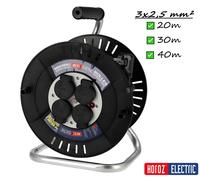 Avvolgicavo Prolunga Esterno 20m 30m 40m Cavo Alimentazione 3x2,5 IP44