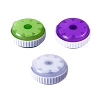 Avvolgicavo Rotondo per Auricolari e Cavi, Verde | PP Plastica, Tascabile e Anti Groviglio, per Studenti e Ascoltatori, Casa o Zaino Colore Casuale
