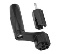 Avvolgicorde per chitarra, 2 in 1, con estrattore per pioli, strumento per chitarra elettrica, acustica, colore nero