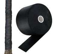 avvolgimento degli alberi, custodia protettiva nera in tessuto non tessuto | Nastro avvolgente per corteccia danneggiata, adatto per cortili e cortili, fattorie, agricoltura, parchi, frutti