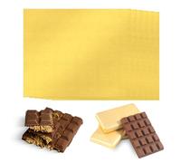 Avvolgimento di cioccolato per il cioccolato di Dubai, 120 pezzi di cioccolato che avvolgono il foglio di carta, 16 x 19 cm carta da regalo in lamina d'oro al cioccolato (Tartan)