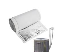Avvolgimento 'isolamento Del Condotto HVAC - Del Tubo Da 72 X 10,2 Pollici | 1 Isolamento Del Tubo Di Rollio | Avvolgimento Del Tubo In Lamina Impermeabile 3 Strati Manica Resistente Ai Term