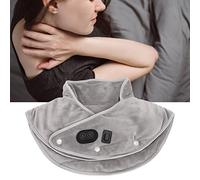 Avvolgimento per Spalla Riscaldato Elettrico, Cuscino Riscaldante per Spalle Al Collo, Massaggiatore Vibrante, Sciarpa Riscaldata, Tutore Termico per Collo, Scaldacollo per Spalle