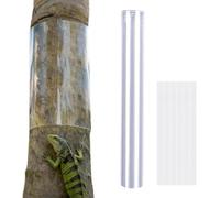 Avvolgimento per tronco d'albero, autoadesivo, trasparente, impermeabile, per giardinaggio, protezione per animali, coniglio, scoiattolo, Natale, estate, primavera, prato, frutta, piante, rami, radici