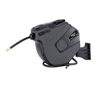 KS Tools 515.3470 515.3470 - Avvolgitore ad aria e acqua, 3/8", con tubo Ø10 mm, raccordo 1/4" -15 m, colore: Grigio