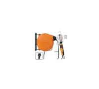 Avvolgitore automatico completo di portalampada 230 Vac con attacco E27 e gabbia
