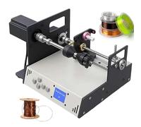 Avvolgitore automatico per bobine con guida di precisione - Avvolgitore CNC in metallo per fai da te, progetti artigianali, uso educativo (0,02-1,0 mm)