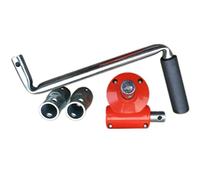 Avvolgitore avvolgitore per film agricolo argano a manovella per serra Dispositivo di sollevamento manuale Tende per macchina che rotolano per la ventilazione del ranch della serra.