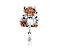 Avvolgitore Badge Halloween Portacarte Portatile