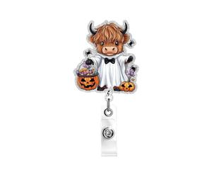 Avvolgitore Badge Halloween Portacarte Portatile