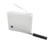Avvolgitore cinghia tapparella esterno per avvolgibili a nastro manuale esterno avvolgitore a bandiera cinghia tapparella incassato 5m distanza fori 23 cm (con maniglie)