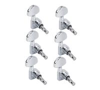 Avvolgitore Corde Chitarra Manuale 6 Pezzi in Acciaio Argento | Strumento per Avvolgimento Corde, Accessori per Bass Mandolino e Banjo, Portatile