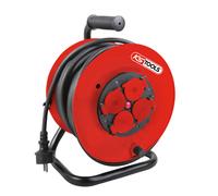 KS TOOLS 150.4223 - Avvolgicavo elettrico con manico, 3 x 1,5 mm², IP44